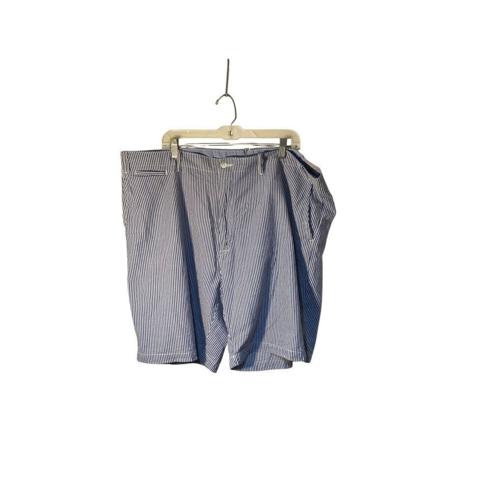 Polo Ralph Lauren, men’s blue & white seersucker striped shorts preppy classic 4
